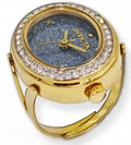 Invicta Watch INVICTA WOMEN'S 49603 MINI QUARTZ 2 HAND BLUE DIAL RING WATCH