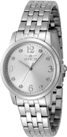 Invicta Watch INVICTA WOMEN'S 48255 ANGEL QUARTZ 3 HAND SILVER DIAL WATCH