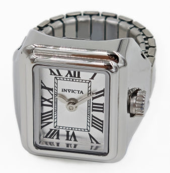 Invicta Watch INVICTAWOMEN'S 49894 MINI RING WATCH QUARTZ PC10 SILVER DIAL WATCH