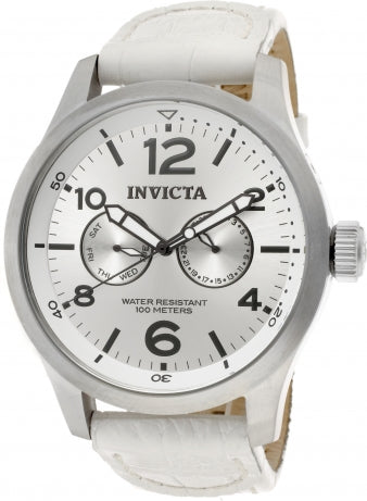 Invicta Watch INVICTA MEN'S 12170 SPECIALTY QUARTZ 3 HAND SILVER DIAL WATCH