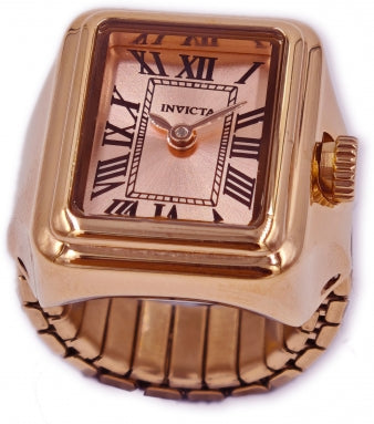 Invicta Watch INVICTA WOMEN'S 49896 MINI QUARTZ PC10 ROSE GOLD DIAL RING WATCH