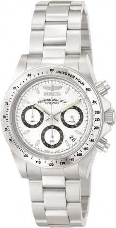 Invicta Watch INVICTA MEN'S 9211 SPEEDWAY QUARTZ CHRONOGRAPH WHITE DIAL WATCH
