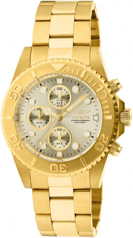Invicta Watch INVICTA MEN'S 1774 PRO DIVER QUARTZ CHRONOGRAPH CHAMPAGNE DIAL WATCH