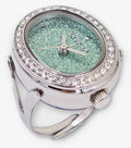 Invicta Watch INVICTA WOMEN'S 49597 MINI QUARTZ 2 HAND GREEN DIAL RING WATCH