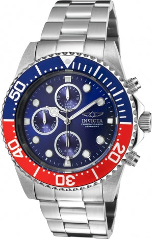 Invicta Watch INVICTA MEN'S 1771 PRO DIVER QUARTZ MULTIFUNCTION BLUE DIAL WATCH