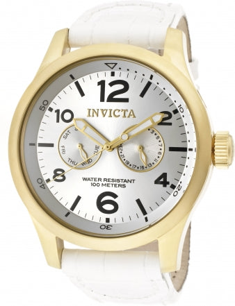 Invicta Watch INVICTA MEN'S 12174 SPECIALTY QUARTZ 3 HAND SILVER DIAL WATCH