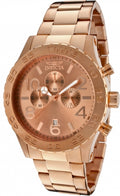 Invicta Watch INVICTA MEN'S 1271 SPECIALTY QUARTZ CHRONOGRAPH ROSE GOLD DIAL WATCH