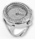 Invicta Watch INVICTA WOMEN'S 49594 MINI QUARTZ SILVER DIAL RING WATCH
