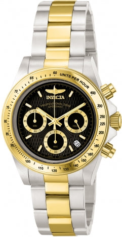 Invicta Watch INVICTA MEN'S 9224 SPEEDWAY QUARTZ 3 HAND BLACK DIAL WATCH