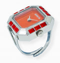 Invicta Watch INVICTA WOMEN'S 49582 MINI QUARTZ 2 HAND RED DIAL RING WATCH