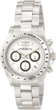 Invicta Watch INVICTA MEN'S 9211 SPEEDWAY QUARTZ CHRONOGRAPH WHITE DIAL WATCH