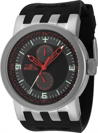 Invicta Watch INVICTA MEN'S 44224 DNA QUARTZ MULTIFUNCTION BLACK, GREY, RED DIAL WATCH