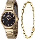Invicta Watch INVICTA WOMEN'S 47273 WILDFLOWER QUARTZ 3 HAND BLACK DIAL WATCH