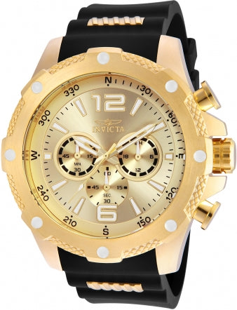 Invicta Watch INVICTA MEN'S 19660 I-FORCE QUARTZ CHRONOGRAPH GOLD DIAL WATCH