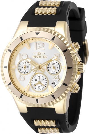 Invicta Watch INVICTA WOMEN'S 49804 BLU QUARTZ VD53 SILVER DIAL WATCH