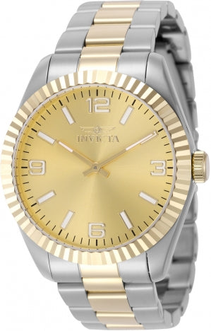Invicta Watch INVICTA MEN'S 49679 SPECIALTY QUARTZ PC20S GOLD DIAL WATCH
