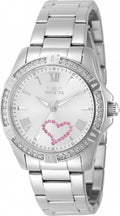 Invicta Watch INVICTA WOMEN'S 49842 ANGEL QUARTZ 3 HAND SILVER DIAL WATCH