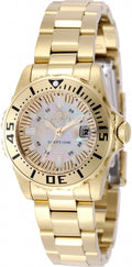 Invicta Watch INVICTA WOMEN'S 2963 PRO DIVER QUARTZ 3 HAND CHAMPAGNE DIAL WATCH