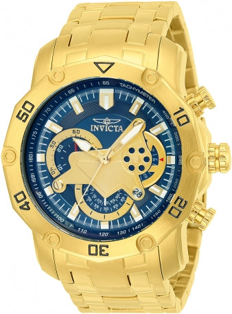 Invicta Watch INVICTA MEN'S 22765 PRO DIVER QUARTZ MULTIFUNCTION BLUE DIAL WATCH