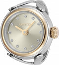 Invicta Watch INVICTA WOMEN'S 48576 MINI QUARTZ 2 HAND GOLD DIAL RING WATCH