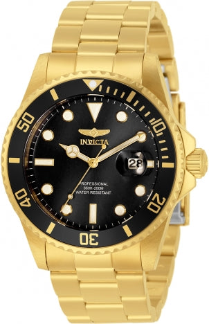 Invicta Watch INVICTA MEN'S 33271 PRO DIVER QUARTZ 3 HAND BLACK DIAL WATCH