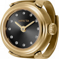 Invicta Watch INVICTA WOMEN'S 44482 MINI QUARTZ 2 HAND BLACK DIAL RING WATCH