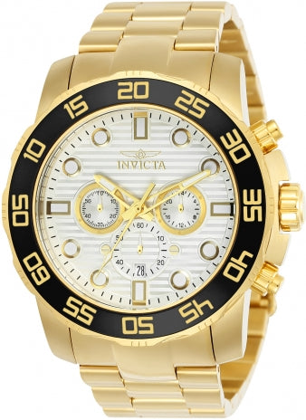 Invicta Watch INVICTA MEN'S 22229 PRO DIVER QUARTZ CHRONOGRAPH SILVER DIAL WATCH