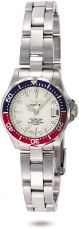 Invicta Watch INVICTA WOMEN'S 8940 PRO DIVER QUARTZ 3 HAND SILVER DIAL WATCH