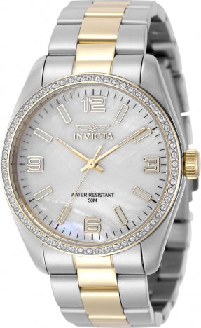 Invicta Watch INVICTA WOMEN'S 50090 SPECIALTY QUARTZ PC21 WHITE DIAL WATCH