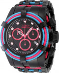 Invicta Watch INVICTA MEN'S 48605 BOLT QUARTZ CHRONOGRAPH HOT PINK, BLACK DIAL WATCH