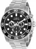 Invicta Watch INVICTA WOMEN'S 22226 PRO DIVER QUARTZ CHRONOGRAPH BLACK DIAL WATCH