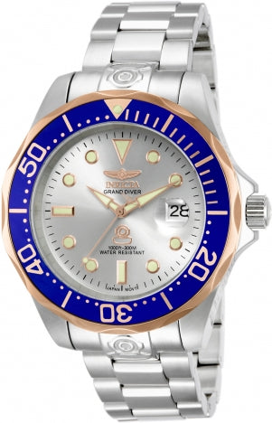 Invicta Watch INVICTA MEN'S 13788 PRO DIVER AUTOMATIC 3 HAND SILVER DIAL WATCH