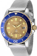 Invicta Watch INVICTA MEN'S 48216 PRO DIVER QUARTZ 3 HAND GOLD DIAL WATCH