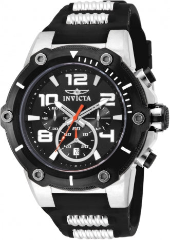 Invicta Watch INVICTA MEN'S 17202 SPEEDWAY QUARTZ CHRONOGRAPH BLACK DIAL WATCH