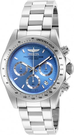 Invicta Watch INVICTA WOMEN'S 16655 SPEEDWAY QUARTZ CHRONOGRAPH LIGHT BLUE DIAL WATCH
