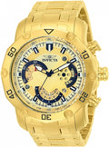 Invicta Watch INVICTA WOMEN'S 22761 PRO DIVER QUARTZ MULTIFUNCTION GOLD DIAL WATCH