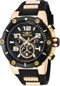 Invicta Watch INVICTA WOMEN'S 17200 SPEEDWAY QUARTZ CHRONOGRAPH BLACK DIAL WATCH
