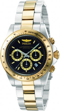 Invicta Watch INVICTA MEN'S 9224 SPEEDWAY QUARTZ 3 HAND BLACK DIAL WATCH