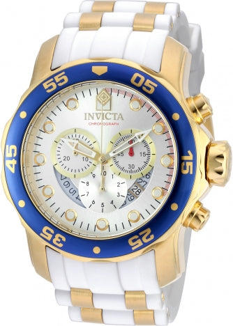 Invicta Watch INVICTA MEN'S 20293 PRO DIVER QUARTZ CHRONOGRAPH SILVER DIAL WATCH
