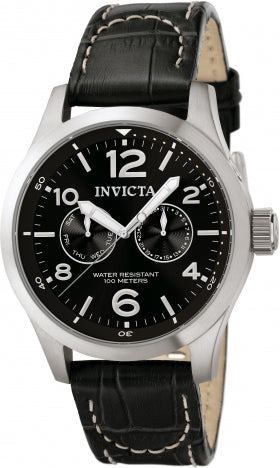 Invicta Watch INVICTA MEN'S 0764 I-FORCE QUARTZ MULTIFUNCTION BLACK DIAL WATCH