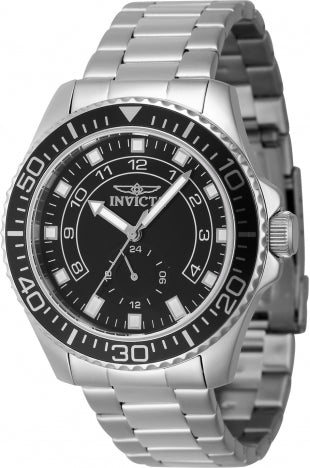 Invicta Watch INVICTA MEN'S 47125 PRO DIVER QUARTZ MULTIFUNCTION BLACK DIAL WATCH