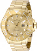Invicta Watch INVICTA MEN'S 48613 GRAND DIVER QUARTZ 3 HAND GOLD DIAL WATCH