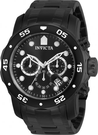 Invicta Watch SCUBA BAND ALL BLACK (0076)
