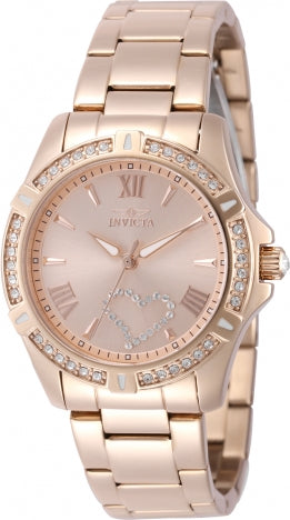 Invicta Watch INVICTA WOMEN'S 49843 ANGEL QUARTZ 2 HAND ROSE GOLD DIAL WATCH