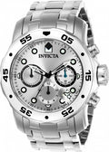 Invicta Watch INVICTA MEN'S 0071 PRO DIVER QUARTZ CHRONOGRAPH SILVER DIAL WATCH