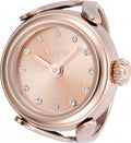 Invicta Watch INVICTA WOMEN'S 48575 MINI QUARTZ 2 HAND ROSE GOLD DIAL RING WATCH