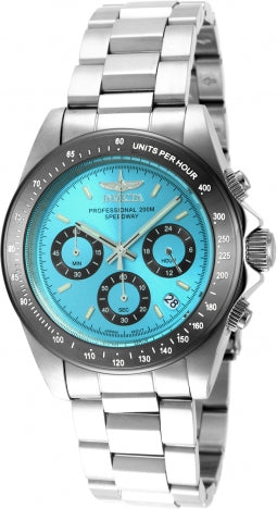Invicta Watch INVICTA WOMEN'S 15589 SPEEDWAY QUARTZ CHRONOGRAPH LIGHT BLUE DIAL WATCH