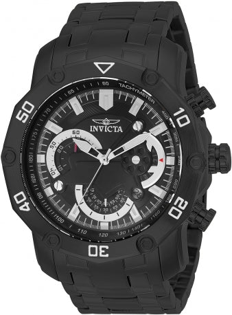 Invicta Watch INVICTA MEN'S 22763 PRO DIVER QUARTZ MULTIFUNCTION BLACK DIAL WATCH