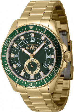 Invicta Watch INVICTA MEN'S 47132 PRO DIVER QUARTZ MULTIFUNCTION GREEN DIAL WATCH