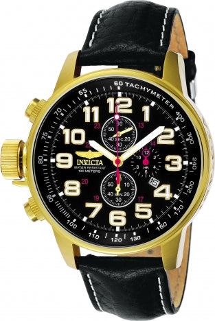 Invicta Watch INVICTA MEN'S 3330 I-FORCE QUARTZ CHRONOGRAPH BLACK DIAL WATCH